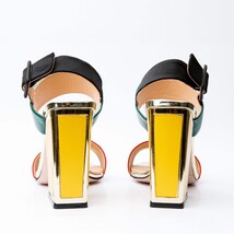 The Niger Block Heel Multicolor Leather Women Sandal image 3