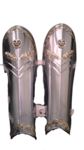Medieval roman Officer leg guards armor graves Gladiator Quo Ben Hur movie - £96.90 GBP