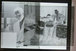 2 Original 1940s Karl Kiffe &amp; Connie Kay Contact Negatives Jazz Musicians RARE - £19.77 GBP