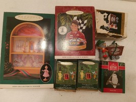 vintage hallmark christmas ornaments lot - £18.49 GBP