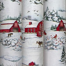 1 Roll Snowed In on the Farm Christmas Gift wrapping Paper Large 100 sq ft - $34.58
