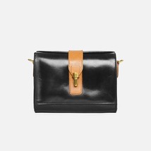Simple First Layer Cowhide Versatile Women Small Bag  New Genuine Leather Retro  - £116.61 GBP