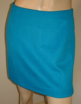 THE LIMITED Turquoise Blue Short Lined Wool Blend Mini Skirt (4) NWT $59.90 - £8.72 GBP