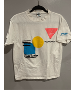 OAKLEY SCOTT TINLEY Cycling Promo Tshirt- -80s Single Stitch S/S Mens Large - £27.24 GBP