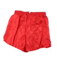 NOS Vintage 90s Youth Large Blank Checkered Nylon Running Soccer Shorts ... - £18.34 GBP