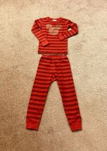 Disney Collection by Hanna Andersson LS PJ’s w/Gold Mickey, Red - Size 4... - $12.87