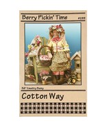 Easter Country Bunny PATTERN Berry Pickin’ Time Cotton Way Makes 38&quot; Tal... - £7.02 GBP