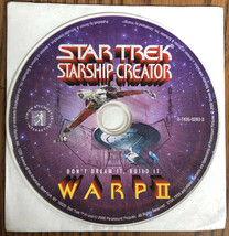 Star Trek: Starship Creator Warp II (Windows/Mac, 2000) Disc Only - £3.89 GBP