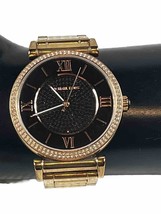 Michael Kors MK3356 Caitlin Crystal Pave Rose Gold Stainless Steel Women... - $67.56