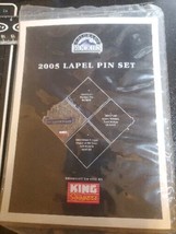 King Soopers 2005 Colorado Rockies MLB Lapel Pin on Easel Card Sealed - £4.75 GBP