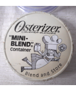 Osterizer Mini Blend Plastic Cup Metal Lid 8 oz Jar Refrigerator Storage... - £9.87 GBP