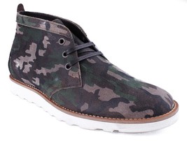 WeSc Lawrence Mid Top in Walnut Camo Leather mid top Shoes NIB - £52.49 GBP