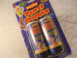 Vtg Patriotic Fireworks 4th of July Super Party Poppers Cannon Tubes - $15.99