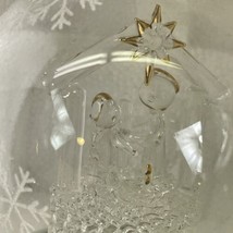 NEW TGC Handblown LED Color Changing Glass Globe Nativity - £13.86 GBP