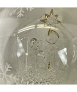 NEW TGC Handblown LED Color Changing Glass Globe Nativity - £14.14 GBP
