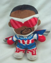 Marvel Comics Super Hero Sam Wilson Captain America 5&quot; Plush Stuffed Animal Toy - £11.84 GBP