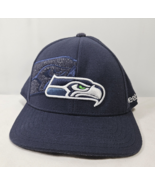 Vintage Seattle Seahawks Hat Cap Reebok On Field FlexFit Size S/M Small ... - $18.23 CAD