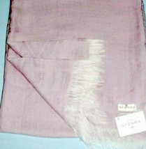 Sferra GLIMA Lavender Linen Cotton Italian Throw Light & Airy Abstract 51x70 New - $86.90