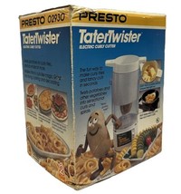 Vintage Presto TaterTwister Tater Twister 02930 Electric Potato Curly Fries - £43.26 GBP