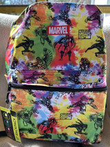 MARVEL Comics AVENGERS 17” Backpack - Multi-color Character Laptop Sleev... - $18.70