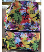 MARVEL Comics AVENGERS 17” Backpack - Multi-color Character Laptop Sleev... - £14.92 GBP