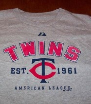 MINNESOTA TWINS  MLB BASEBALL EST 1961 T-Shirt LARGE NEW - $19.80