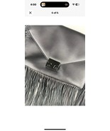Loeffler Randall Shoulder/Crossbody Handbag Fringe Gray Cowgirl/Biker Chic - $1,411.25 MXN
