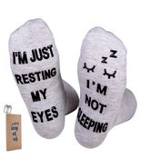 ZXGXLAW Funny 'I'm Not Sleeping' Socks for Dad Men Grandpa – Single Pair - €2,31 EUR ZXGXLAW Funny 'I'm Not Sleeping' Socks for Dad Men Grandpa – Single Pair - €2,31 EUR