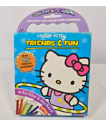 Vtg Hello Kitty Color N Carry Friends &amp; Fun Activity Traveler Markers 20... - $147.89 MXN