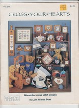 Graph It Arts Cross Your Hearts Cross Stitch Pattern Booklet 16 Designs ... - £5.41 GBP