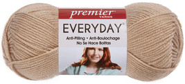 Premier Yarns Anti Pilling Everyday Worsted Solid Yarn Cappuccino - £35.51 GBP