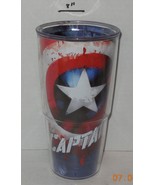 24 oz Tervis Tumbler Marvel Avengers Captain America Red White Blue No Lid - $293.58 MXN