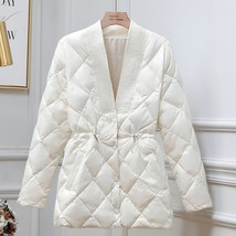 Winter Warm Thick Women&#39;s Down Cotton Parkas Oversized Loose Coats Adjustable Wa - £36.86 GBP
