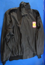 Us Army Jrotc Regulation Black Shade #385 Windbreaker Uniform Jacket Large - £23.42 GBP