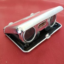 Mini Compact Folding Concert Glasses 2.5X Coated Lens Red Japan pocket size 60s - £23.02 GBP