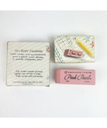 NEW Vtg Avon Scrub-Away Nail Brush &amp; Soap Pink Pearl Eraser Eberhard Fab... - $34.99