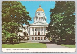 California State Capitol In Sacramento Surrounded Capitol Park Vintage Postcard - $14.45