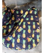 VERA BRADLEY Trio Zip Hipster Crossbody Lighten Up Toucan Party Pineappl... - $48.67 CAD