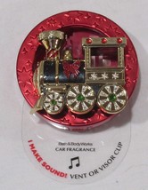 Bath &amp; Body Works Car Fragrance Vent or Visor Clip Seasonal Gold TRAIN E... - £17.74 GBP