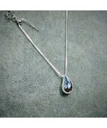 S999 Silver Filled Vermeil Water Drop Pendant Chain | Adjustable SL318 - $119.23