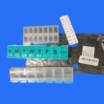 Weekly Pill Organizer AM/PM &amp; Daily 7-Day Medicine Boxes - Lot of 3 - $12.99