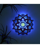 Bohemain Wood Wall Lights Yoga meditation Wall lamp Ambient Night Light ... - €30,03 EUR