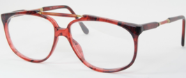 Vintage Bijou B121-2 Burdeos Rojo / Oro Único Raro Gafas 54-15-140 Alemania - £123.42 GBP