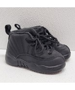 Nike Toddler 5c Air Jordan 12 Retro TD Winterized Black Shoes BQ6853 001 - $29.36
