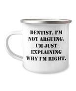 Dentist Humor Camping Mug Gifts from Friends to Dentist on Christmas, &#39;I... - £19.39 GBP