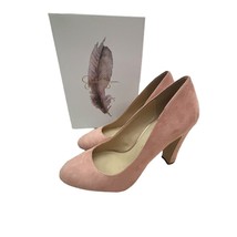 Jessica Simpson Bashful Blush Microsuede High Heels size 8.5 boxed - £15.58 GBP