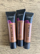 3 x L&#39;Oreal Infallible Total Cover Foundation Shade: #310 Classic Tan Lo... - £23.14 GBP
