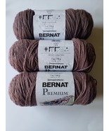 1 Skein Taupe Heather Yarn Bernat  426 Yards Acrylic Medium weight New 3pk - $400.79 MXN