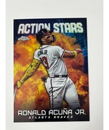 2023 Topps Chrome Update #ASC-5 Ronald Acuña Jr. Action Stars - $55.48 MXN