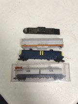 Atlas N Scale CSX Cushion Coil Car Rd &amp; Undecorated+ Santa Fe shell  #23 - $37.39